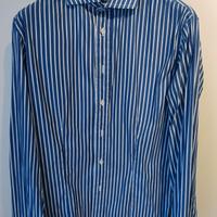 Camicia uomo a righe slim fit Benetton Tg.40