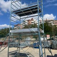 Trabattelli acciaio e alluminio fino a 17 metri