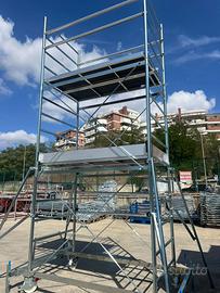 Trabattelli acciaio e alluminio fino a 17 metri