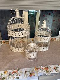 Gabbiette da appendere decorative