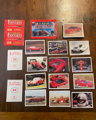 Edizione Ferrari figurine sport auto con bustine.