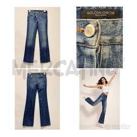 JEANS D GOLDEN GOSE SVASATI TAGLIA S MACCHIA SUL R