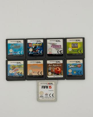 Lotto 9 giochi Nintendo DS e 3DS