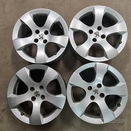 4 cerchi lega peugeot 2008 r17 lt5873