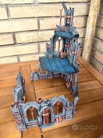 Rovine Warhammer 40k - gotiche modulari dipinte