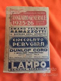 Annuario generale 1925-26 Touring Club Italiano