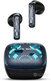 Black Shark Cuffie Wireless da Gioco True, Bluetoo