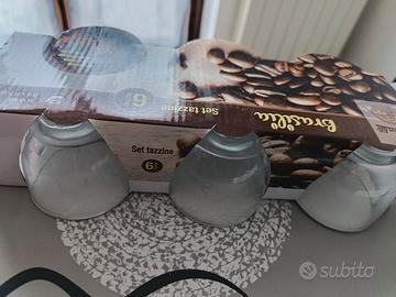 tazza caffè vetro
