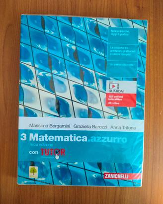 libro matematica.azzurro 3 terza edizione