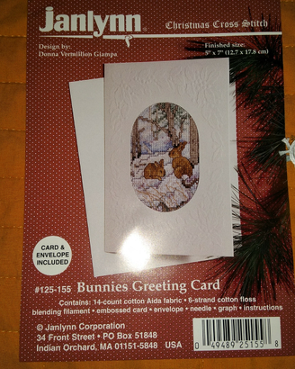 Kit biglietto da ricamare