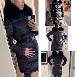 Piumino d'oca giacca Prada collo volpe S donna 38