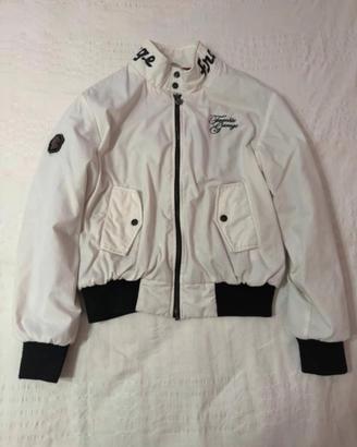 Giacca Bomber Bianco Frankie Garage