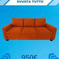 Divano letto Queen Size  L 208 cm