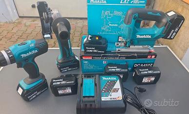 Makita Kit 18V Akku Set – Trapano, Flex, Sega