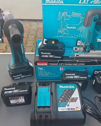Makita Kit 18V Akku Set – Trapano, Flex, Sega