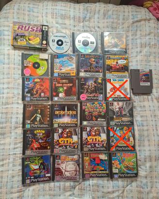 Lotto giochi PS1 e nintendo lotto PlayStation 