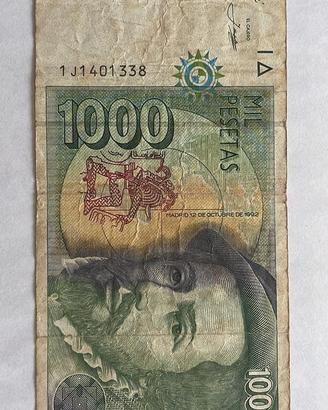 Banconota Spagna 1000 Mil Pesetas