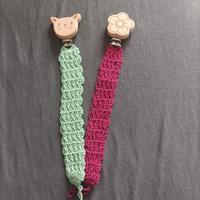 Porta ciuccio fatto a mano