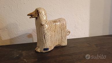 Ceramica Vintage Levriero Afgano 