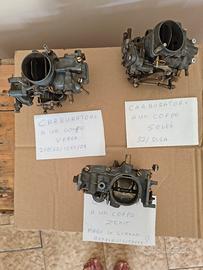 lotto di tre carburatori epoca 