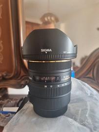 obiettivo gran angolare sigma x canon  
