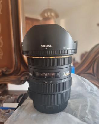 obiettivo gran angolare sigma x canon  