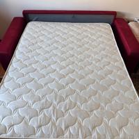 Divano letto 3 posti, rete e materasso