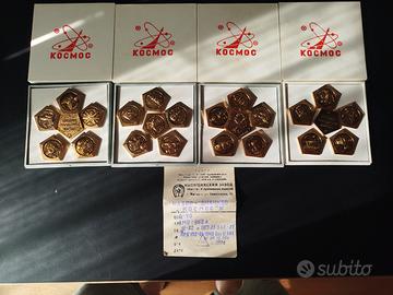 Spille URSS “Космос” anni ’70 – 4 set completi