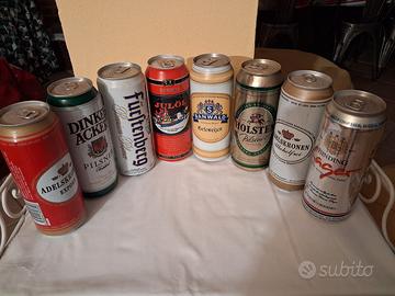 Lattine birra internazionali