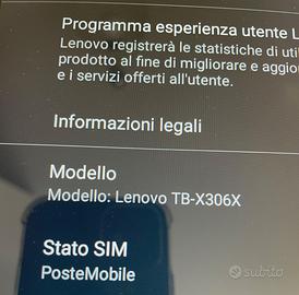 Tablet LENOVO M10 HD sim + wiifii