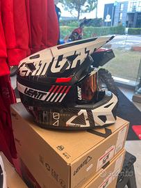 Casco Leatt 9.5 Carbon white
