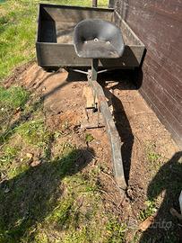 Carrello rimorchio per motocoltivatori BCS