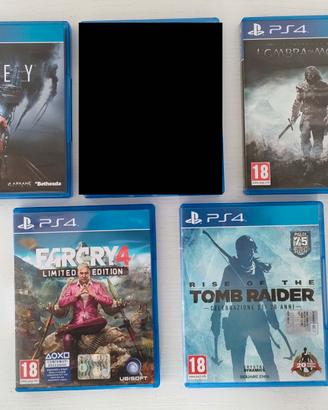 Giochi PS4 e PS3 Prey, Tomb Raider FarCry 4 Lego