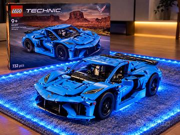 Lego technic chevrolet corvette stingray blu 42217