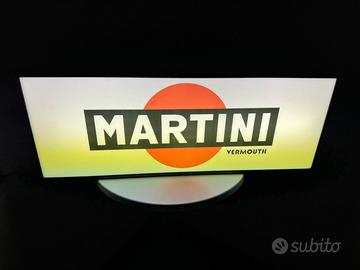 Insegna pubblicitaria MARTINI Vermouth Luminosa