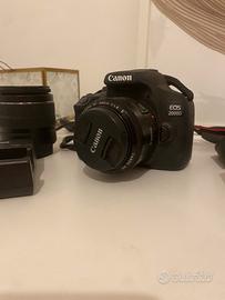 CANON EOS 2000D + 2 LENTI