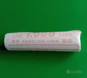 50 monete da 20 lire del 1995 FDC - rotolino