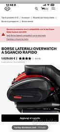 Borse  laterali Harley