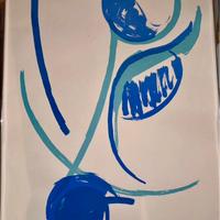 Serigrafia astratta firmata Bagordo – anni ’70