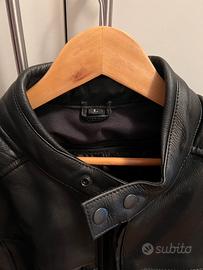Giubbotto moto vera pelle