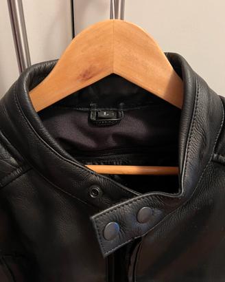 Giubbotto moto vera pelle