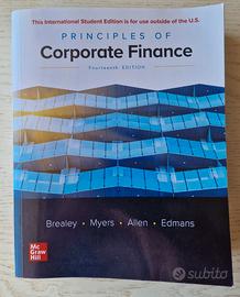 Principles of corporate finance. In lingua inglese