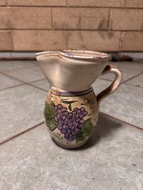 Brocca / Boccale Vintage in Ceramica Decorata