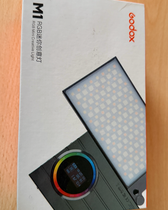 Luce LED RGB Godox M1 -Faretto compatto Foto/Video