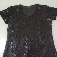 Maglia con paillettes taglia M