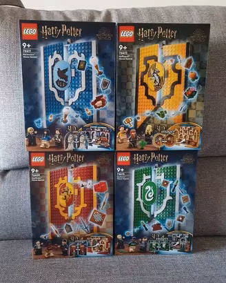 Lego Stendardi delle 4 Case di Hogwarts