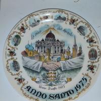 Piatto souvenir per la pace nel mondo anno santo 1