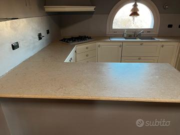 Piano in marmo Giallo Reale