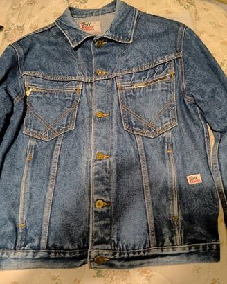 giacca di jeans Roy Rogers ben tenuta 