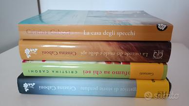 4 libri di Cristina Caboni,come nuovi!